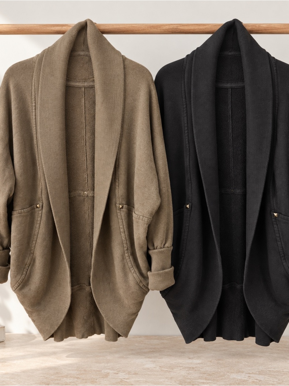 Bundle of 2 Wilfred Ritz cardigans, both size L.
